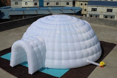 طبقة مزدوجة نفخ خيمة ، ماء PVC نفخ التخييم خيمة للخارجية
