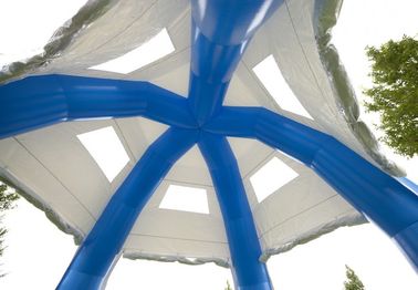 أزرق كبير Comercial درجة قبة قابل للنفخ خيمة ماء برهان pvc لإعلان