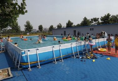الصيف إطار معدني حمام سباحة مجموعة كبيرة مخصصة إطار من الصلب لقضاء عطلة