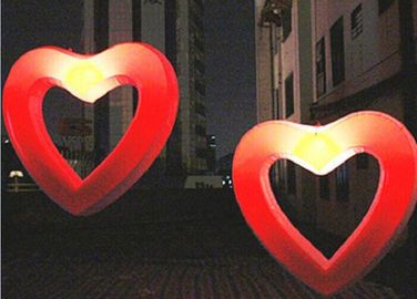 اقتراح الزواج نفخ إضاءة LED أكسفورد القماش المحبة القلب