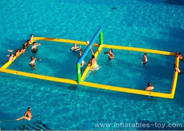 Comercial Sport Games ملعب كرة الماء قابل للنفخ كبير للحدث الشاطئ