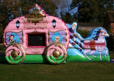 12 × 18 &amp;#39;الوردي الأميرة النقل القلعة نفخ كومبو لحفلة عيد ميلاد الفتاة