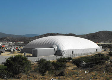 هيكل دائم سوبر العملاق نفخ خيمة الهواء الأبيض للعب التنس