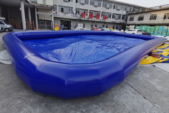 0.9mm PVC التجاري الصف الأزرق نفخ السباحة ألعاب تسلية