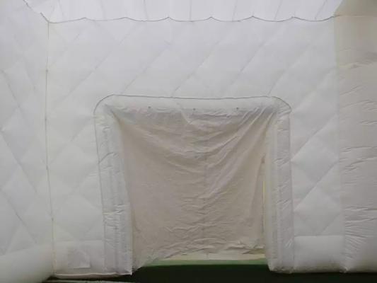 0.55mm PVC نفخ خيمة مكعب للأحداث الكبيرة اللون الأبيض