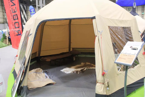 8 أشخاص ماء التخييم الخيام التخييم الأسرة في الهواء الطلق قماش خيمة Glamping