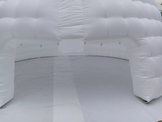 خيمة حدث قابل للنفخ بيضاء مخصصة كبيرة قبة حزب نفخ القباني