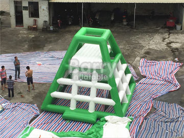 4.8m ارتفاع قابل للنفخ ماء لعبة قابل للنفخ ماء يقفز برج مع ماء منزلق