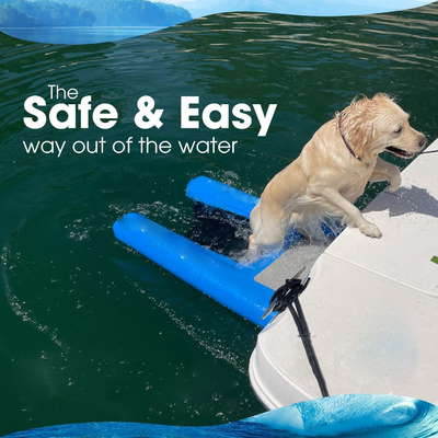 مساعدة الكلب للخروج من الماء DWF قطعة البولين الكلب سلم الكلب المياه المنحدرات المضخمة للحميم السباحة