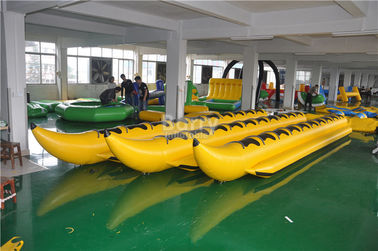 الثقيلة التجارية 8 شخص أو كوستومزيد PVC القماش المشمع نفخ قارب الموز أنبوب