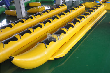 الثقيلة التجارية 8 شخص أو كوستومزيد PVC القماش المشمع نفخ قارب الموز أنبوب
