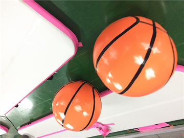 متعة ألعاب تفاعلية قابلة للنفخ ألعاب حفلات للبالغين 1.9 متر ارتفاع العملاق نفخ كرة السلة هوب مجموعة