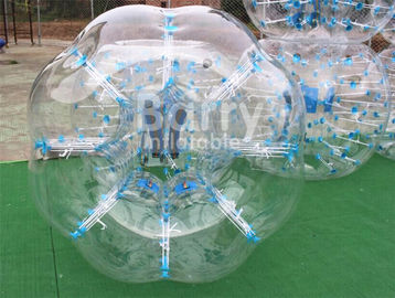 1 متر 1.2 متر 1.5 متر 1.8 متر PVC / TPU الأبيض تفجير الهامستر الكرة فقاعة كرة القدم للأطفال والكبار