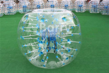1 متر 1.2 متر 1.5 متر 1.8 متر PVC / TPU الأبيض تفجير الهامستر الكرة فقاعة كرة القدم للأطفال والكبار