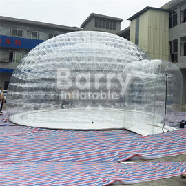 خيمة نفخ فقاعة شفافة ، خيمة في الهواء الطلق التخييم الهواء مع القماش المشمع PVC