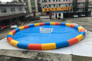 الصين مصنع دائرة 15M قطر نفخ بركة سباحة لعبة كرة الماء مع PVC 0.6MM