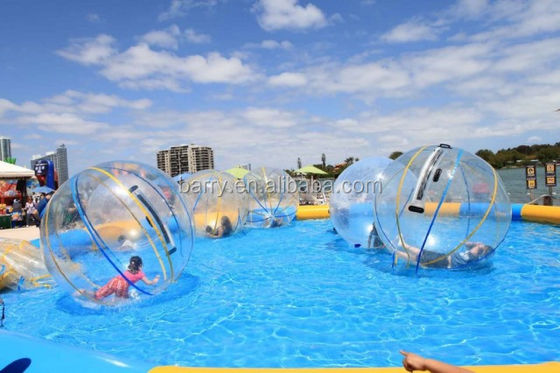 Coloful كرة مائية قابلة للنفخ للمشي للمسبح بقطر 2 متر