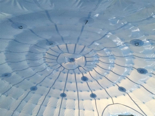 PVC نفخ قبة واضحة فقاعة خيمة لحدث الأسرة التخييم في الهواء الطلق