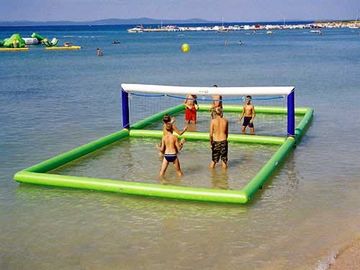 في الهواء الطلق نفخ ألعاب الشاطئ / محكمة كرة الطائرة نفخ المياه لشاطئ البحر