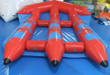 مضحك الأحمر نفخ ألعاب الماء ، PVC InflatableFlyfish للمياه لعبة رياضية