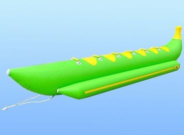 الأخضر 0.9mm PVC الكبار نفخ قارب الموز قارب قابل للطي مع 6 مقاعد