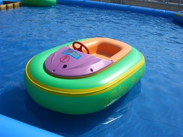 Mini 0.9mm PVC Swimming Pool Toys قابل للنفخ Motorized Bumper Boat
