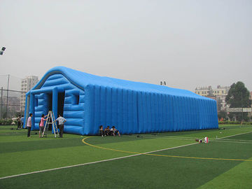 اللون الأزرق التجاري نفخ خيمة / خيمة مستودع قابل للنفخ للتخزين