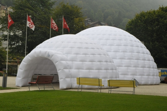 0.45mm PVC نفخ قبة خيمة الهواء المدعومة هيكل العملاق