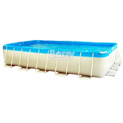 EN71 حوض سباحة بإطار معدني 0.9 مم PVC لملاهي الصيف