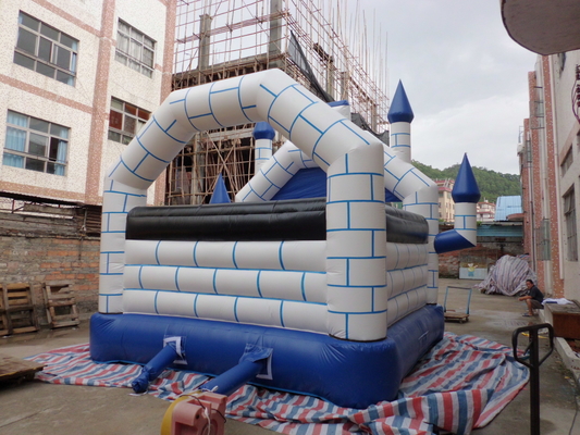 0.55mm PVC الحارس التجاري كومبو نفخ القفز القلعة للأطفال