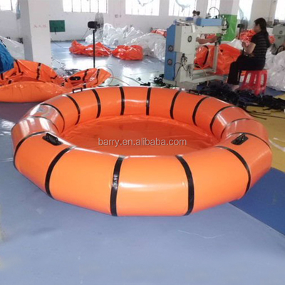 حمام سباحة قابل للنفخ مخصص للأطفال البرتقالي