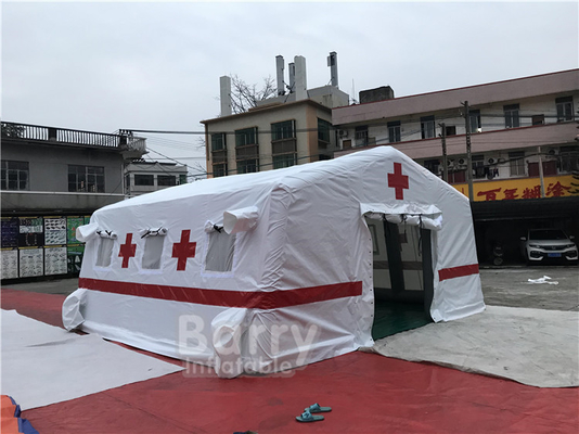 خيمة ضيقة الهواء القماش المشمع نفخ الطبية العسكرية للمأوى