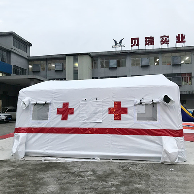 خيمة ضيقة الهواء القماش المشمع نفخ الطبية العسكرية للمأوى