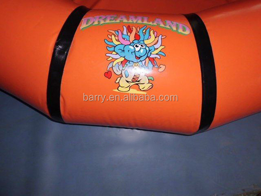 حمام سباحة برتقالي للأطفال قابل للنفخ قابل للنفخ بطول 5 م * 5 م