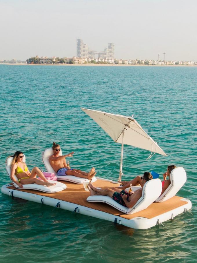 بحيرات المياه المحيطات الترفيهية شكل T يخت عائلي عائلي 5