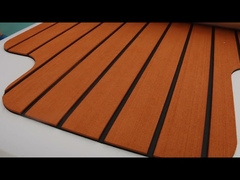 Island Inflatable Floating Dock Drop Stitch Water Wood Grain SCT