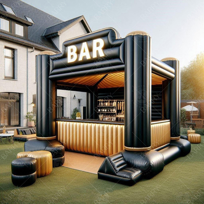 تصميم كبير متفوق قابلة للنفخ بار جديد منصة ترفيهية بار حفلات قابلة للنفخ 2024 تصميم جديد حمام سباحة مياه حانة
