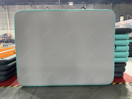 2.4×1.8×0.15m Dropstitch قارب مضخم Jet Ski Dock مياه عائمة سباحة سجادة الجزيرة