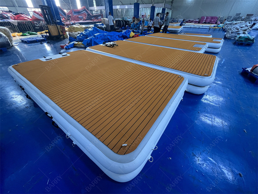 مواد DWF + EVA في الهواء الطلق المضغوطة Pontoon Gangway Jet Ski Platform Floating Docks