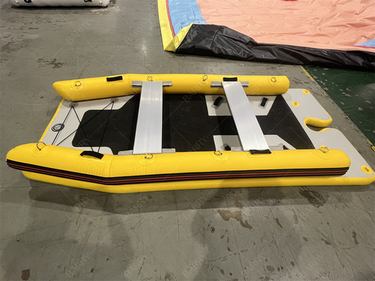 كاياك صغير قابلة للانفجار PVC القوة الإبحار Ce الوزن الخفيف كاتاماران قارب الشراع هيبالون قارب قابلة للانفجار كاتاماران