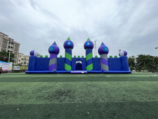 30x30m حديقة ترفيه كبيرة حديقة ترفيهية قابلة للنفخ منزل الارتداد منطقة لعب لعبة