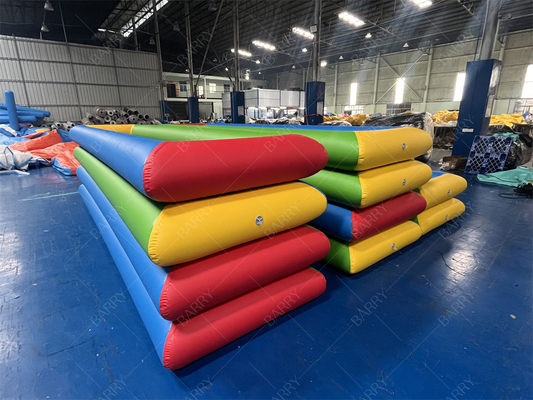 حوض سباحة قابل للنفخ من مادة PVC من باري، 500x130x35 سم مع مجموعة مضخة
