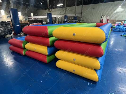 حوض سباحة قابل للنفخ من مادة PVC من باري، 500x130x35 سم مع مجموعة مضخة