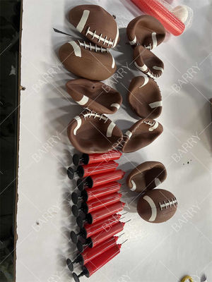 لعبة كرنفال قابلة للنفخ محمولة 6 في 1 تتضمن حلقة كرة سلة لحفلات ومناسبات خارجية للإيجار للعب الداخلي