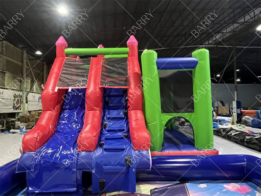Commercial Melody Kuromi Cartoon Inflatable Water Slide With Pool For Party
