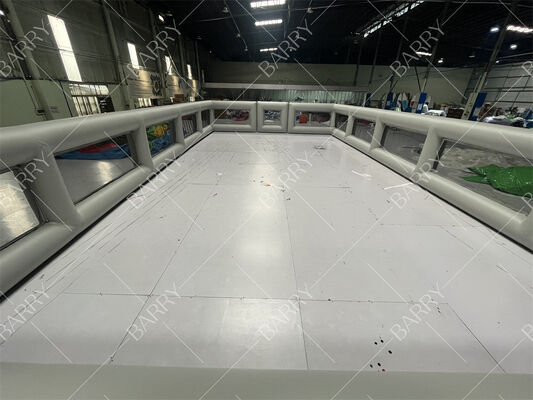 ملعب كرة قدم قابل للنفخ للأطفال في الهواء الطلق، ساحة كرة قدم، ساحة هوائية قابلة للنفخ للبيع