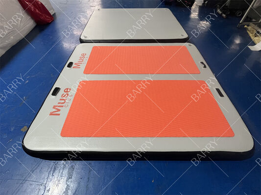 DWF Floating Pilates Mats Inflatable Water Yoga Mat Aqua Physical Floating Swimming Pool Mat