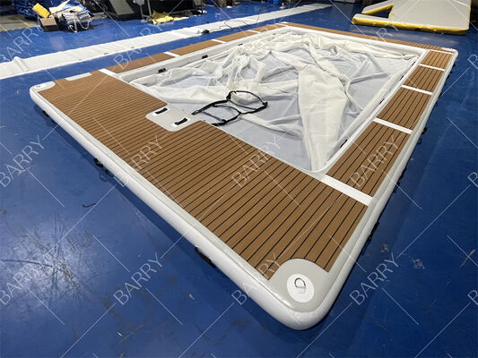 حمام سباحة على شكل قنديل البحر قابل للنفخ مع شبكة