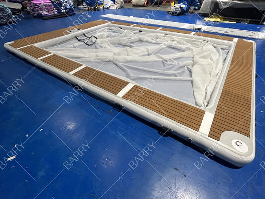 حمام سباحة على شكل قنديل البحر قابل للنفخ مع شبكة