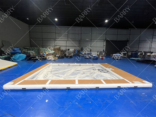 حمام سباحة على شكل قنديل البحر قابل للنفخ مع شبكة